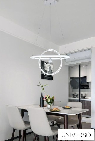 UNIVERSO Függeszték 70w 5600lm 6500k IP20 Fehér D600x1500mm