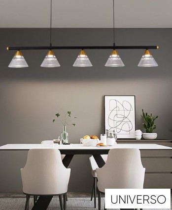 UNIVERSO Függeszték 16w 1280lm CCT 1070x1100mm fekete