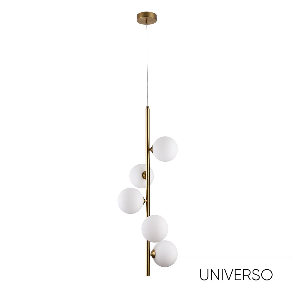 UNIVERSO Függeszték 10W IP20 Óarany 5xG9