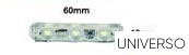 UNIVERSO LED modul 3xSMD-2835 DC:12V 1.2w 140lm Kékfény 60x10mm 20db/csomag