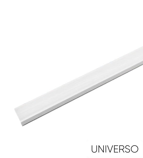 UNIVERSO mennyezetre aluprofil matt fehér fedlappal 2m 17.35x6.9mm Fehér