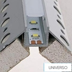 UNIVERSO Külső sarok aluprofil matt fedlappal 2m 50*22.34mm