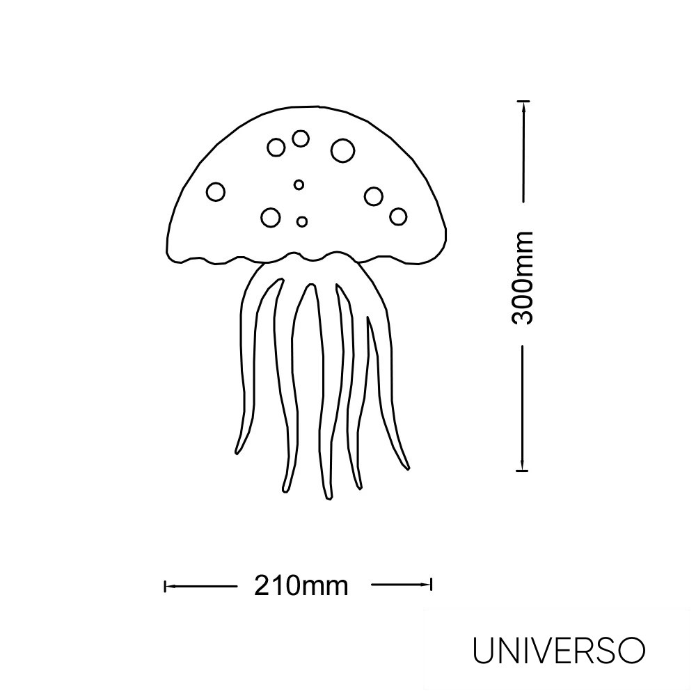 UNIVERSO Fali lámpa 8w 560lm CCT IP20 210x300mm fehér