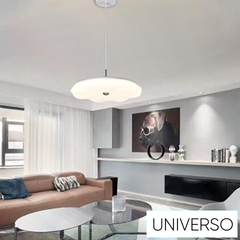 UNIVERSO függeszték 26w/52w 2080lm/4160lm CCT ∅530×1000mm fehér