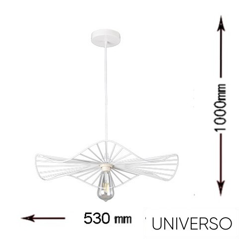 UNIVERSO Függeszték E27 max.60w IP20 ∅530 fehér