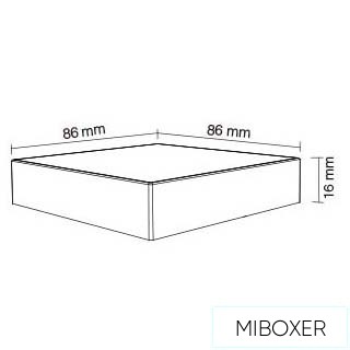 MIBOXER RF 2.4G RGBW LED Szalaghoz Fali Távirányító 4 Zónás fekete