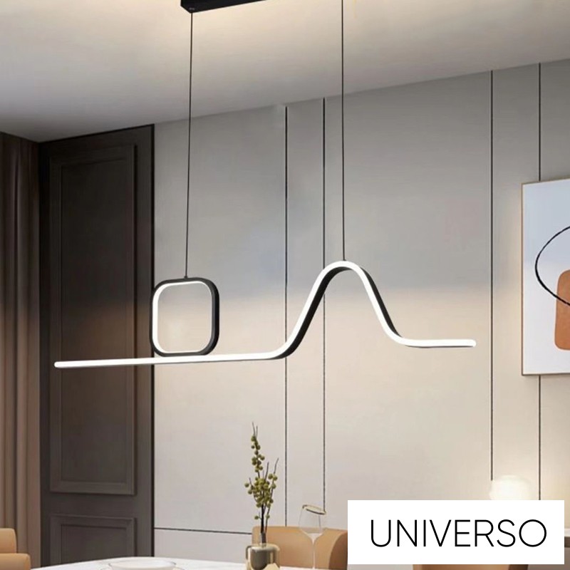 UNIVERSO Függeszték 46w 3680lm 4000k IP20 1070x1100mm Fekete