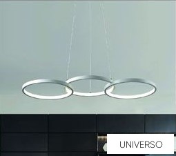 UNIVERSO Függeszték 40w 3200lm CCT.Kap 790x320x1100mm IP20 Fehér