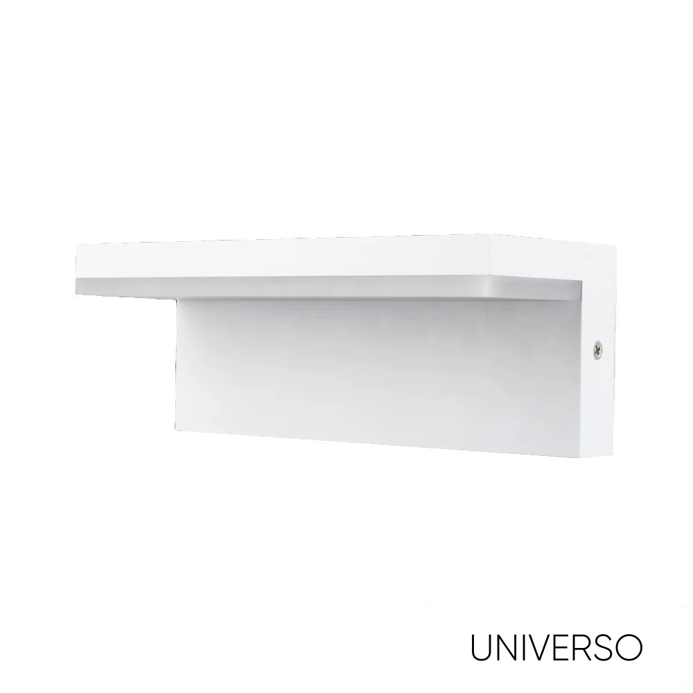 UNIVERSO Kültéri fali lámpa 10w 1000lm CCT.kap IP54 Fehér 210x90x82mm 3év