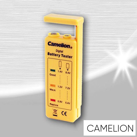CAMELION univerzális akkumulátor-tesztelő