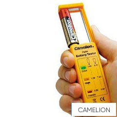 CAMELION univerzális akkumulátor-tesztelő