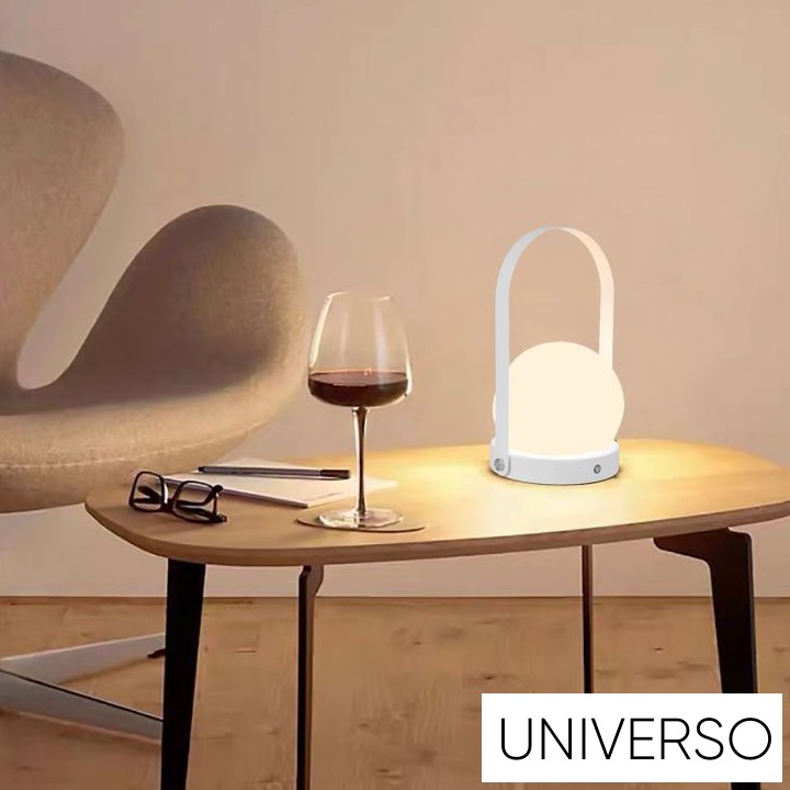 UNIVERSO Akkumulátoros Hordozható lámpa USB töltés 3.7V-2000mA 100lm 3000K-6500k