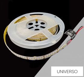 UNIVERSO LED szalag DC:24V 2835-238D 18w-1980lm/méter 3000k IP20 10mm x 5méter