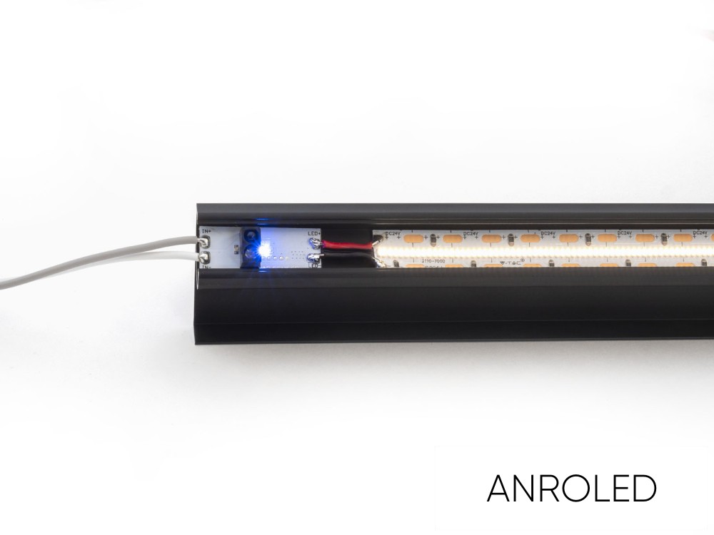 ANROLED Sínbe beépíthető LED vezérlő IR kapcsoló fényerőszabályzó (DC:12/24V 8A)