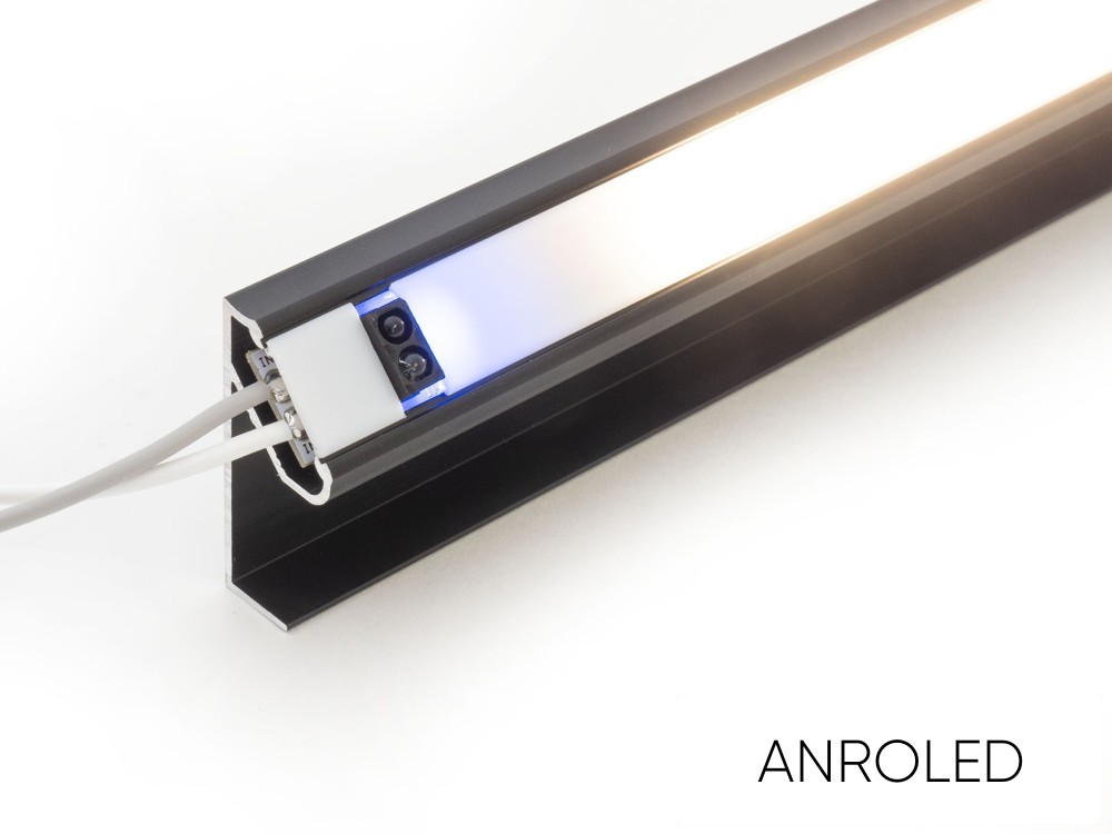 ANROLED Sínbe beépíthető LED vezérlő IR kapcsoló fényerőszabályzó (DC:12/24V 8A)