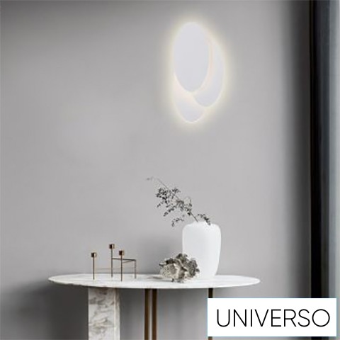 UNIVERSO Fali lámpa 12w 320lm 4000K 140×280mm fehér