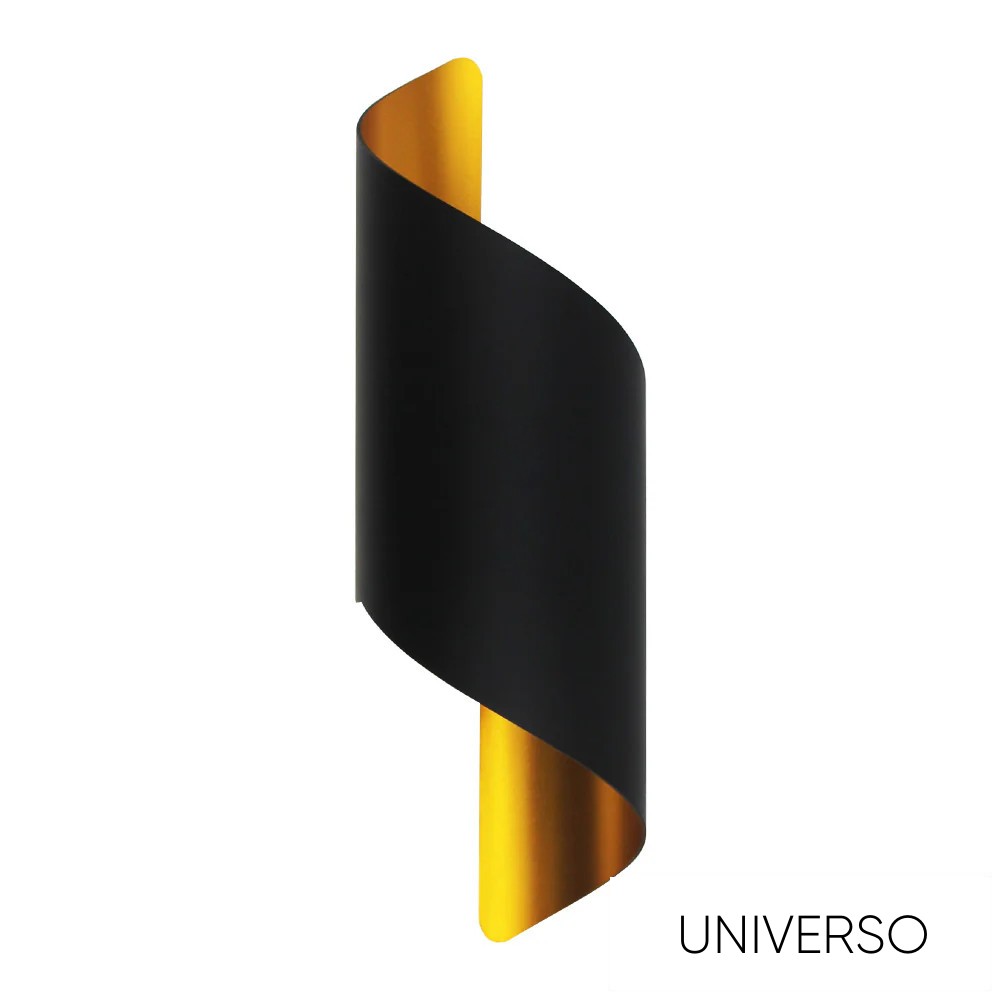 UNIVERSO Fali lámpa 2xG9 Max.60w IP20 30x100mm Fekete