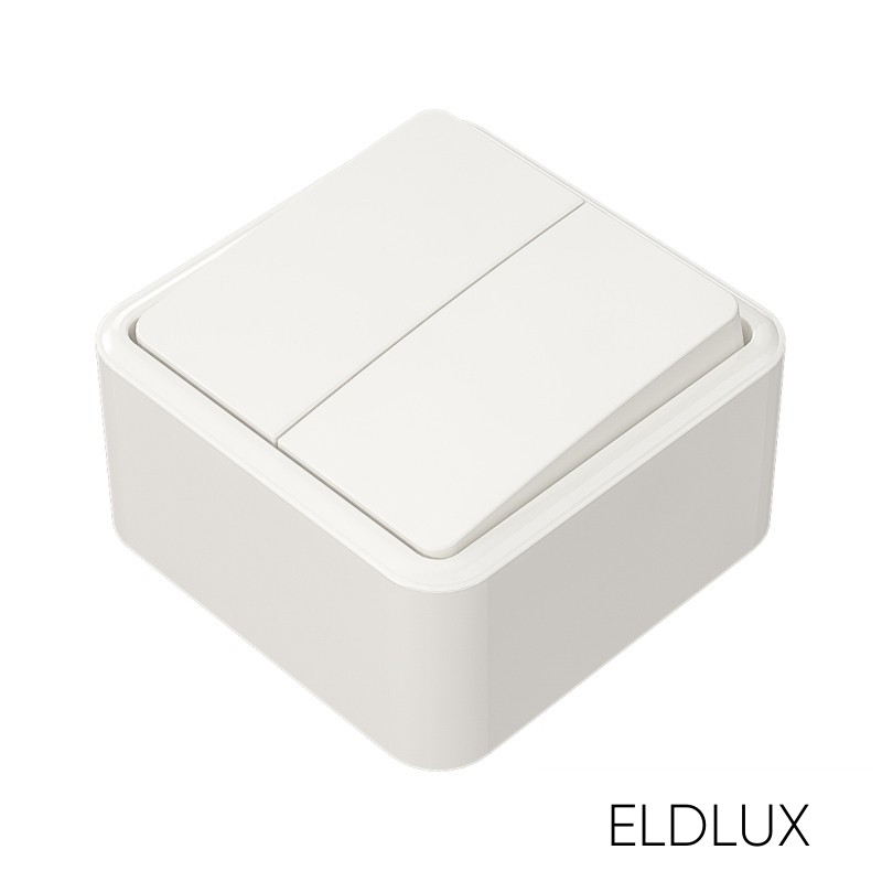 ELDIMPRESS falon kívüli Csillárkapcsoló (105) fehér IP20