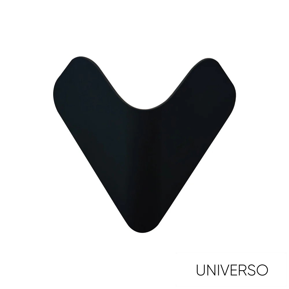 UNIVERSO fali lámpa LED 12w 1000lm 3000k IP65 200×170×88mm fekete