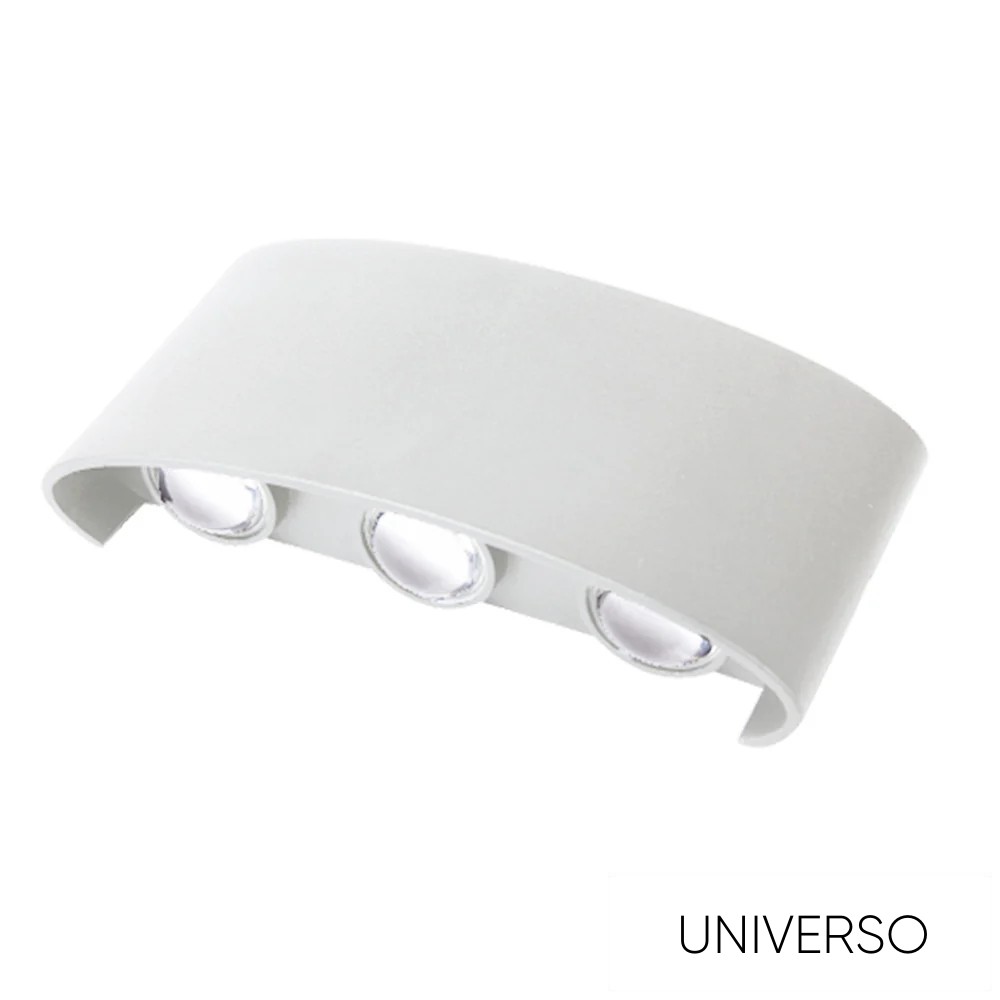 UNIVERSO fali lámpa LED 6*3w 1650lm 4000k IP65 175×90×40mm fehér