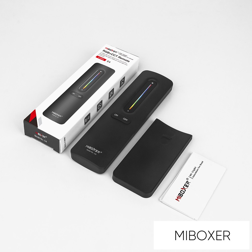 MIBOXER RF 2.4G RGB+CCT LED szalaghoz Távirányító  fekete