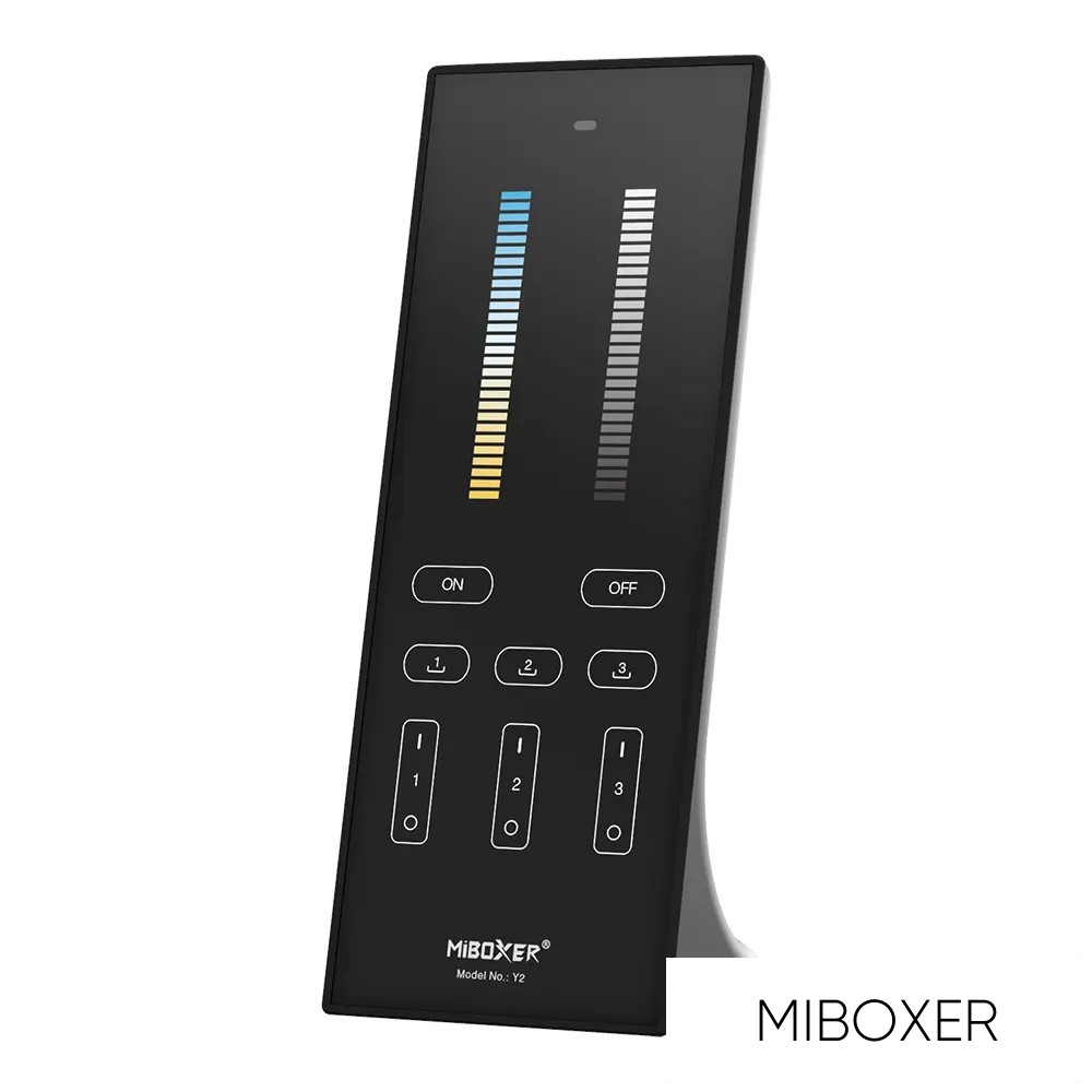 MIBOXER RF 2.4G CCT LED szalaghoz álló  távirányító 3  zónás fekete