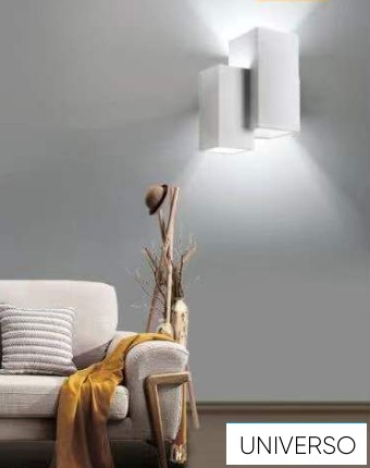 UNIVERSO Gipsz fali lámpa 3xG9 170x100x240mm IP20 fehér