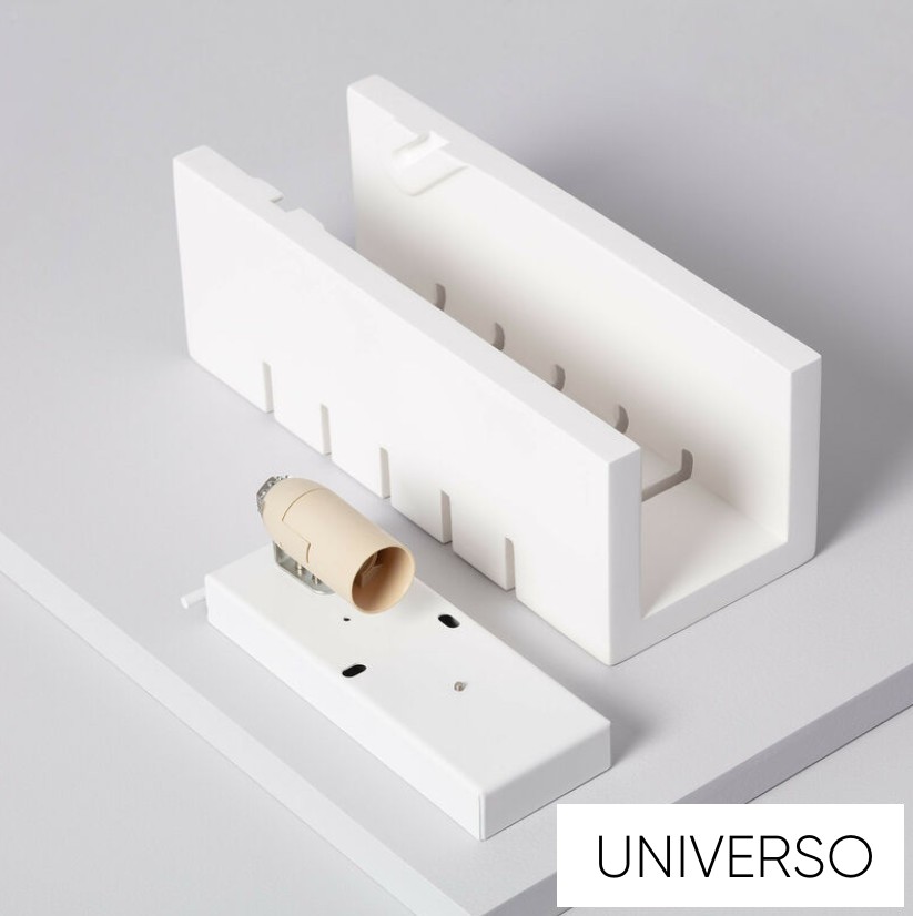 UNIVERSO Gipsz fali lámpa 2xG9 245x95x87mm IP20 fehér 