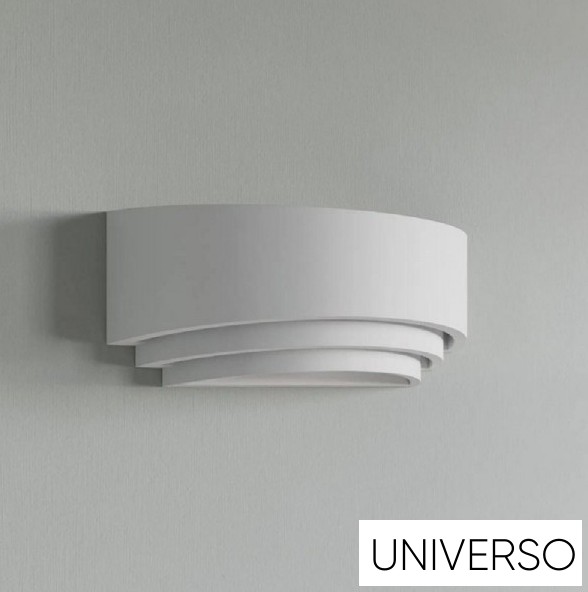 UNIVERSO Gipsz fali lámpa 1xR7S 320x130x105mm IP20 fehér 