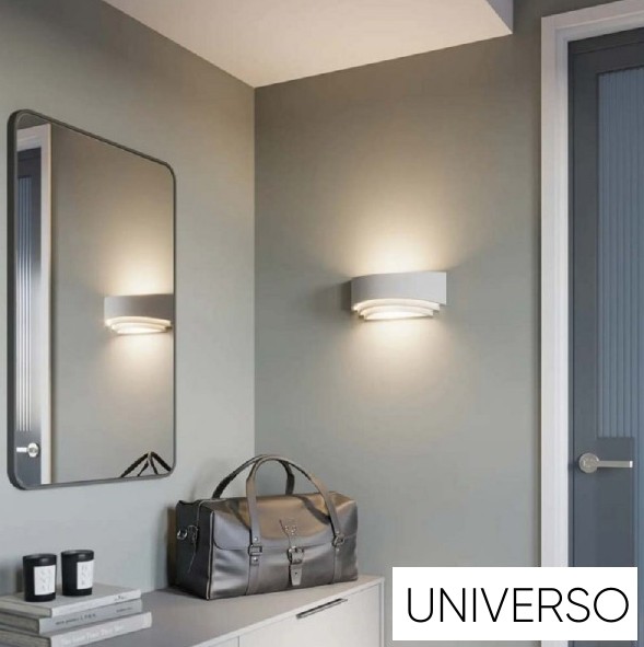UNIVERSO Gipsz fali lámpa 1xR7S 320x130x105mm IP20 fehér 