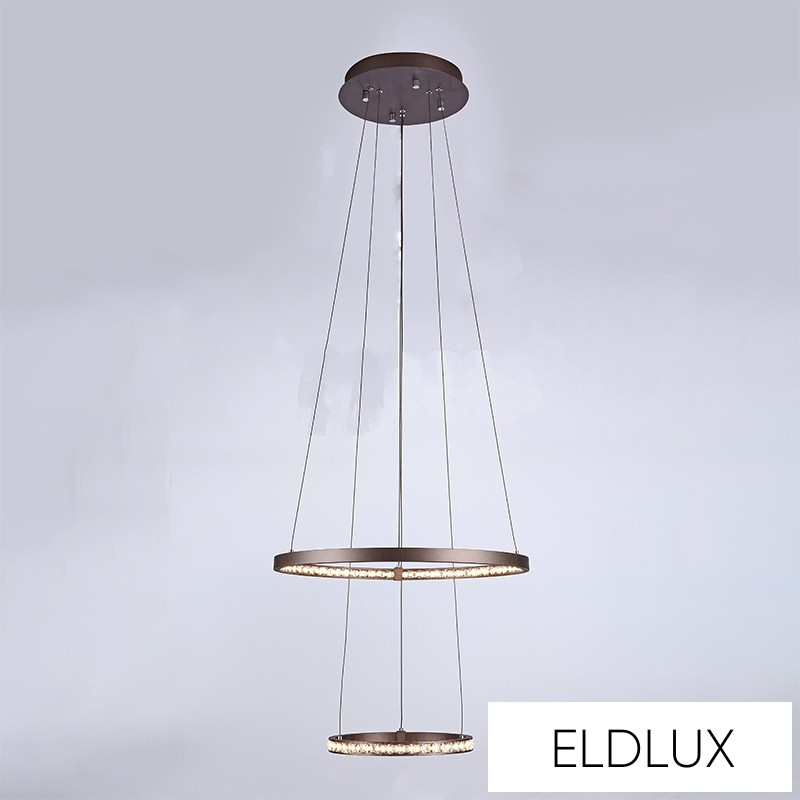 RINGS kristályüveg függeszték króm 31W 4000K