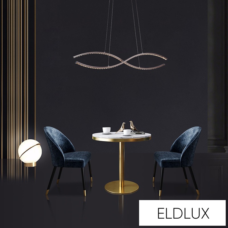 MEMPHIS kristályüveg függeszték króm 27W 4000K