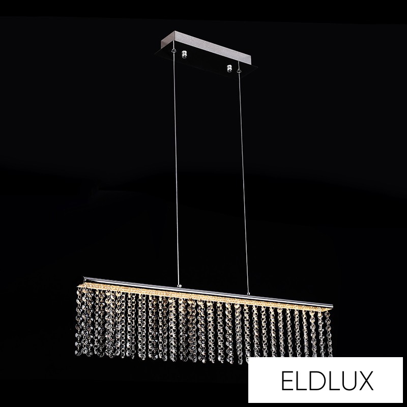 VANDA kristályüveg függeszték króm 21W 4000K