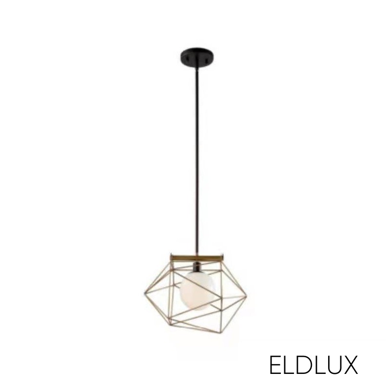 ELDGEOX függeszték fekete/arany E27