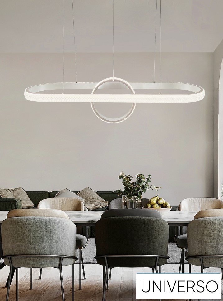 UNIVERSO Függeszték 54w 4320lm 4000k IP20 Fehér D1050x260mm