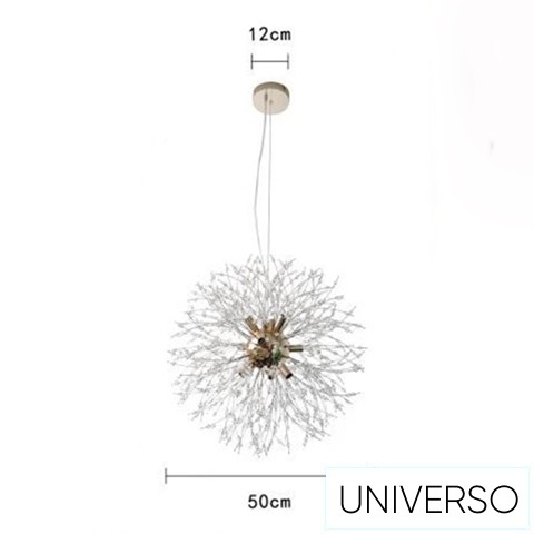 UNIVERSO Kristály függeszték 9xG9 Max60W IP20 arany ∅500mm