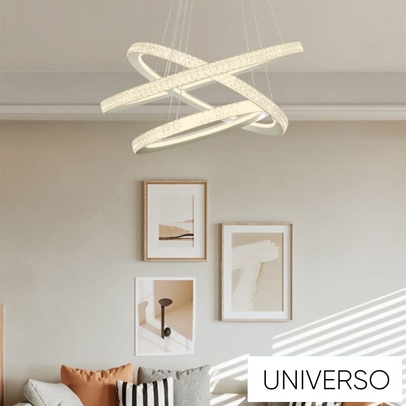 UNIVERSO Függeszték 132w 10560lm 3000k IP20 ∅600x1200mm