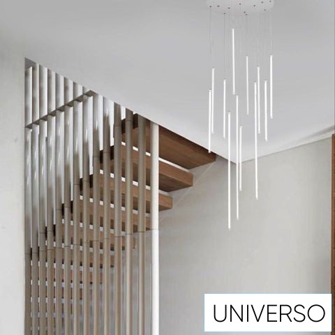 UNIVERSO Függeszték COB LED 105W 8400lm 4000K ∅800x2500mm IP20 fehér