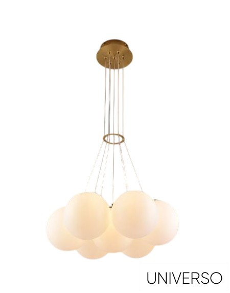 UNIVERSO Függeszték 7xG9 max.10w D450x1200mm IP20 Óarany 5év