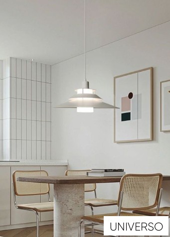 UNIVERSO Függeszték 1xE27 IP20 D400x1380mm fehér