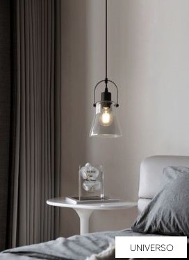 UNIVERSO Függeszték 1xE27 Max.60w IP20 Fekete D140x250x1200mm