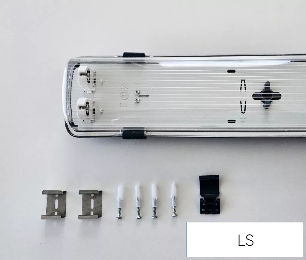 LS LED Fénycső Armatúra 2x120cm IP65 5év egyoldalas