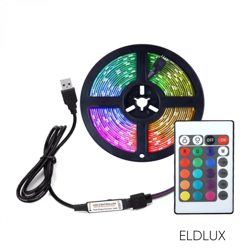 5V RGB LED szalag szet 5050-30D 2M