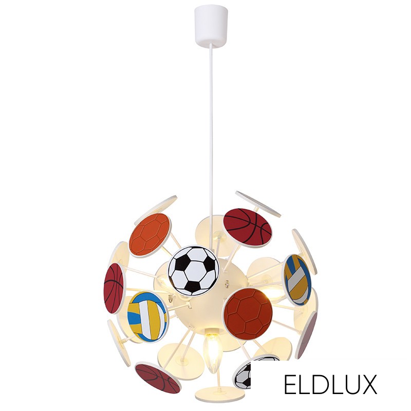 LUNA gyerek csillár 4×E14 fehér