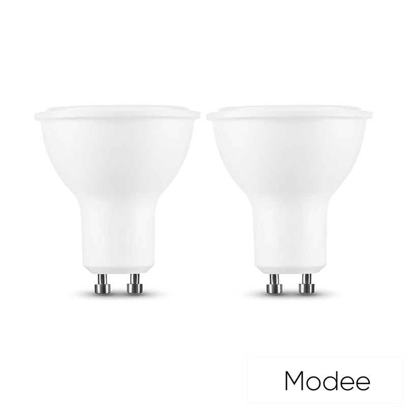 MODEE LED Izzó Spot Alu-Plastic 6W GU10 110° 6000K (550 lumen) dimm. 2db/doboz