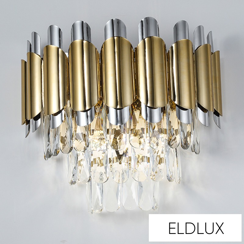 ROSETTA kristályüveg fali lámpa E14 Arany