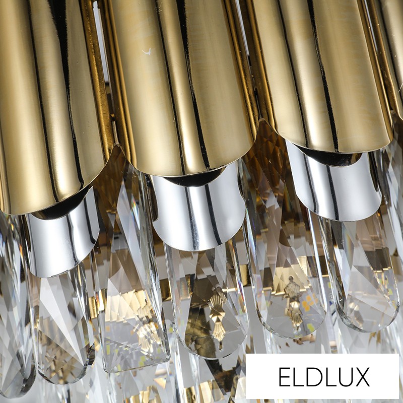 ROSETTA kristályüveg fali lámpa E14 Arany