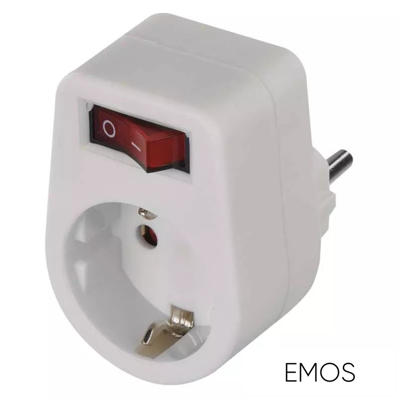 EMOS elosztó 1 aljzat kapcsolható