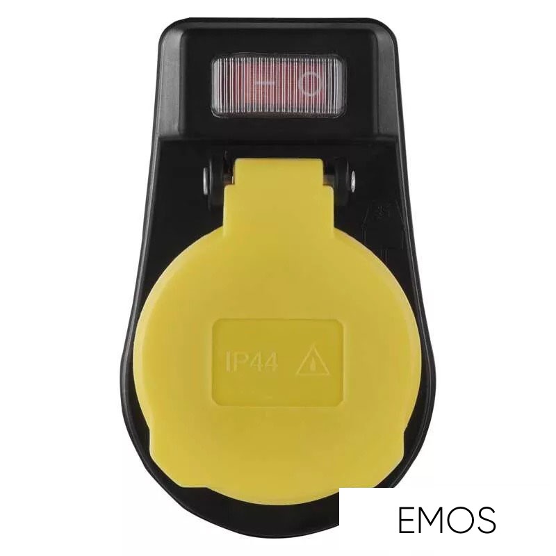 EMOS elosztó 1 aljzat kapcsolható IP44