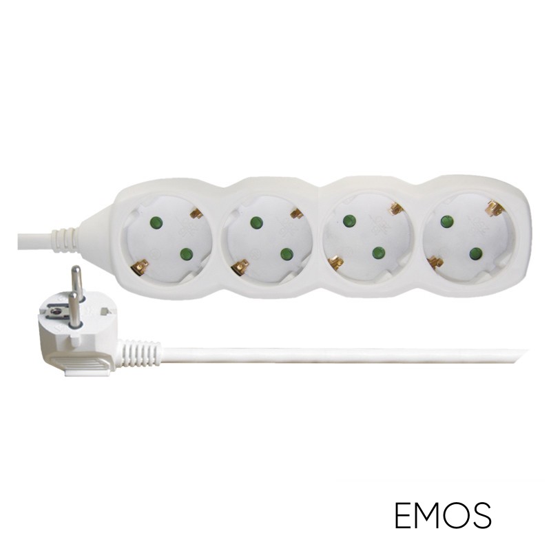 EMOS elosztó (hosszabbító) 4 aljzat 3m 1.5mm²